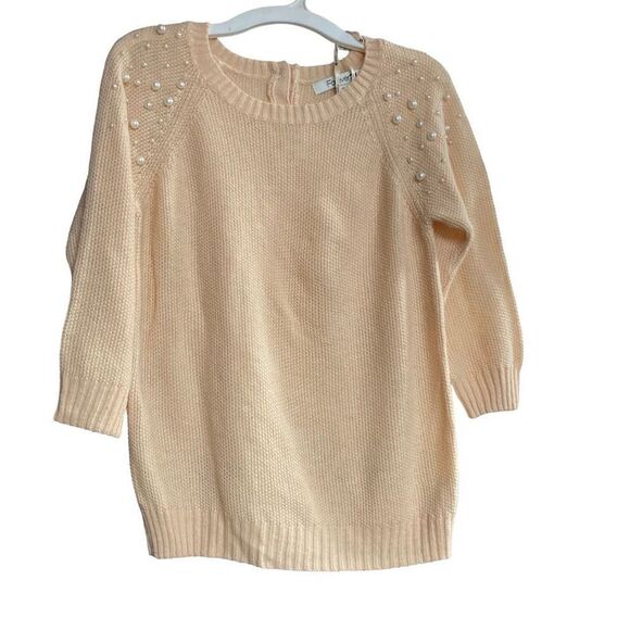 FOREVER 21 Women’s Pink/Peach Pullover Sweater Size Medium - Picture 1 of 9